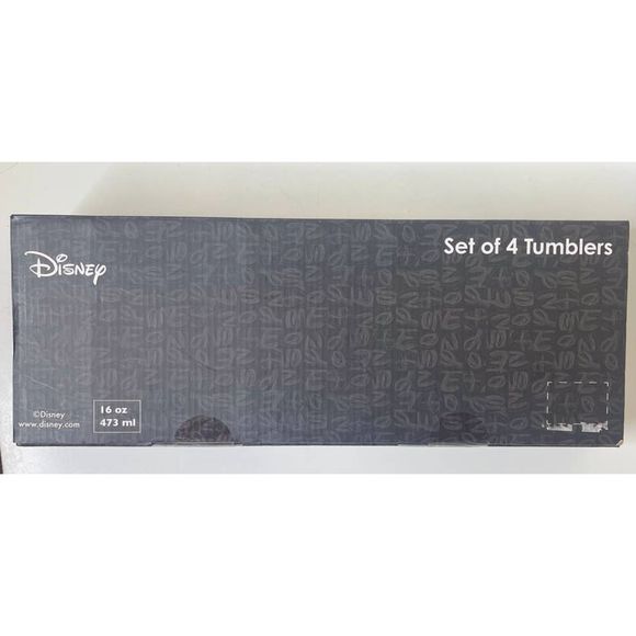 NEW Disney Mickey Mouse Minnie Shamrock St Pattys Rainbow Glasses Tumblers 16 OZ - Picture 4 of 4